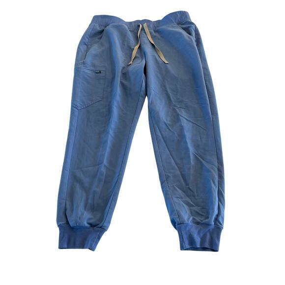 Figs Zamora‎ Jogger Scrub Pants Light Blue Size Large - Picture 1 of 9
